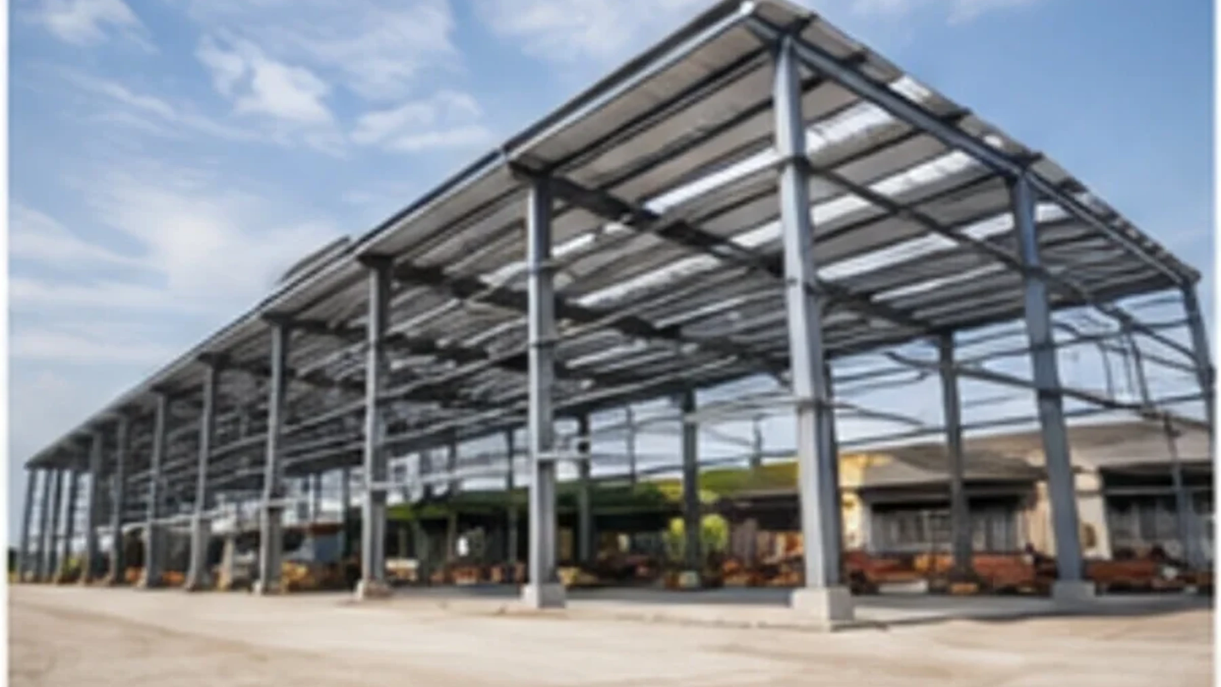 Industrial steel structure